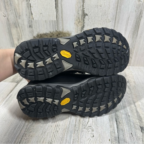 Eddie Bauer Black Faux Fur Lined 200 Gram Waterproof Snow Boots #1084 - Picture 11 of 11